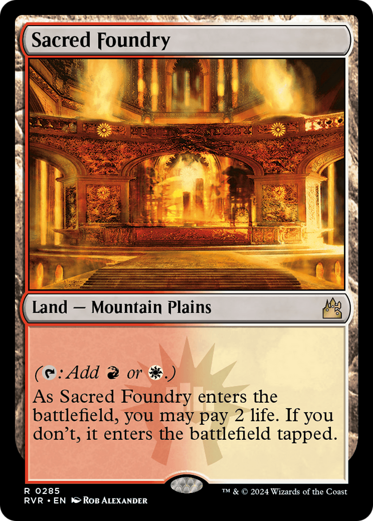 Sacred Foundry [Ravnica Remastered] | Tabernacle Games