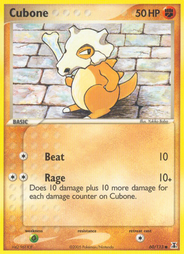 Cubone (60/113) [EX: Delta Species] | Tabernacle Games