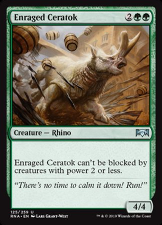 Enraged Ceratok [Ravnica Allegiance] | Tabernacle Games