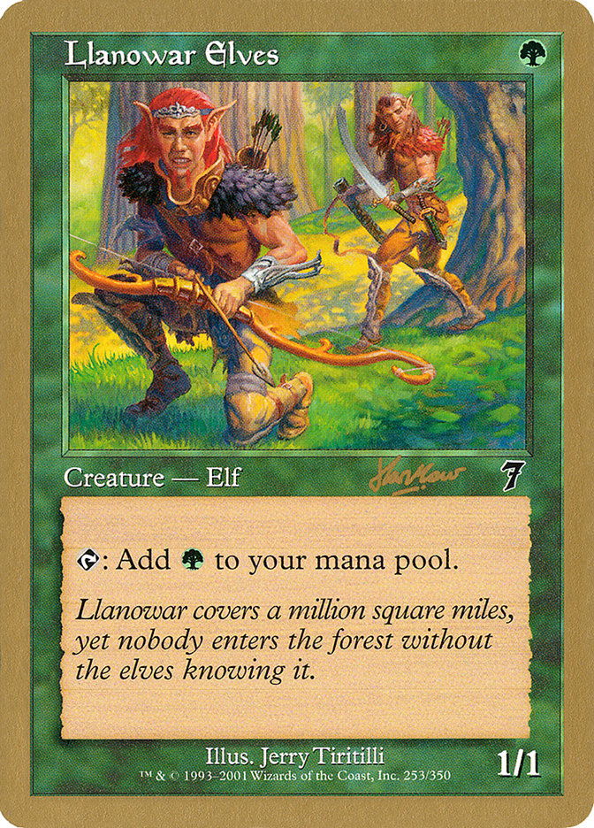 Llanowar Elves (Sim Han How) [World Championship Decks 2002] | Tabernacle Games