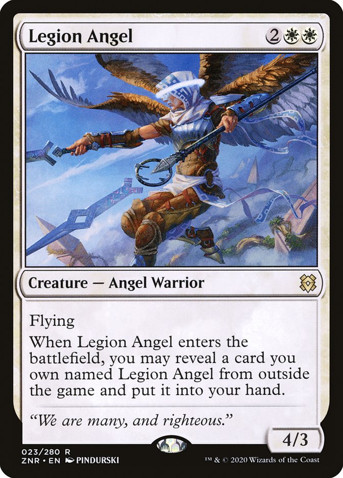 Legion Angel [Zendikar Rising] | Tabernacle Games