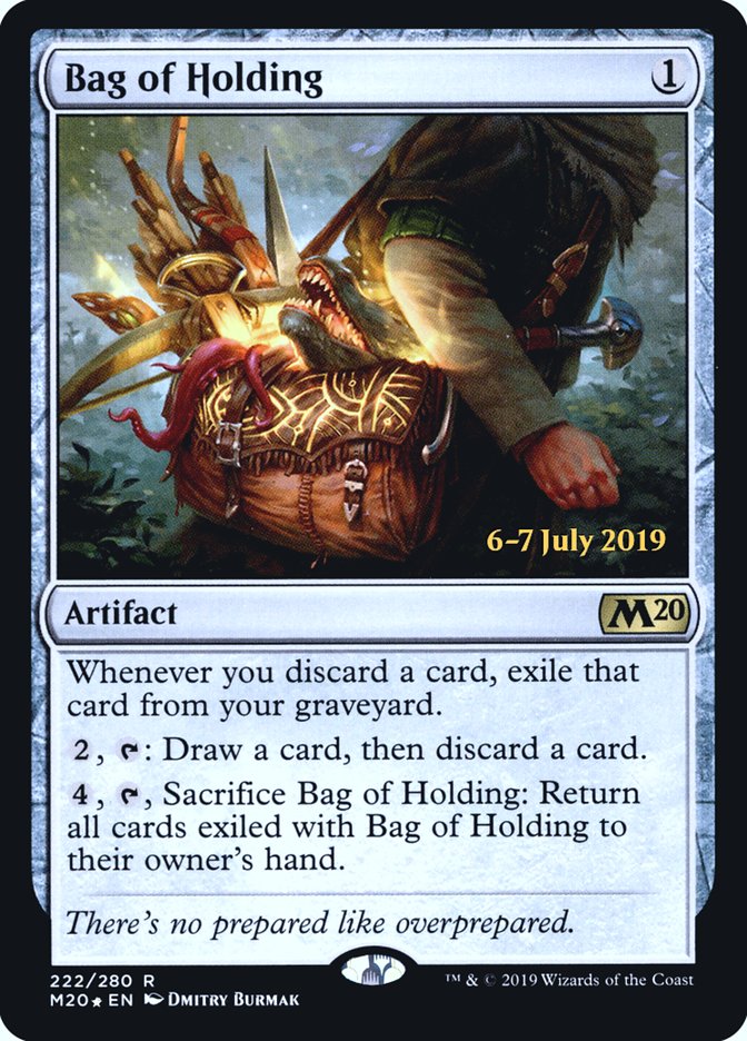 Bag of Holding  [Core Set 2020 Prerelease Promos] | Tabernacle Games