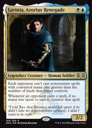 Lavinia, Azorius Renegade [Ravnica Allegiance] | Tabernacle Games
