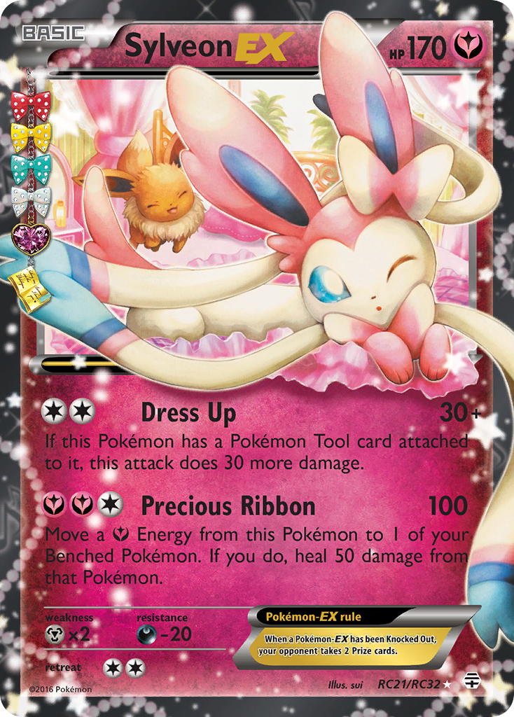 Sylveon EX (RC21/RC32) [XY: Generations] | Tabernacle Games