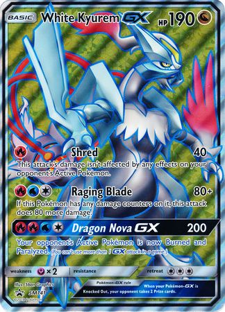 White Kyurem GX (SM141) (Jumbo Card) [Sun & Moon: Black Star Promos] | Tabernacle Games