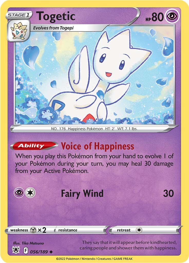 Togetic (056/189) [Sword & Shield: Astral Radiance] | Tabernacle Games