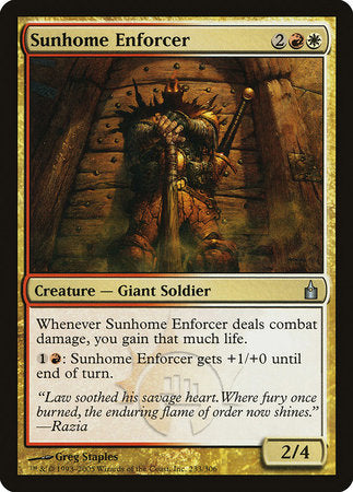 Sunhome Enforcer [Ravnica: City of Guilds] | Tabernacle Games