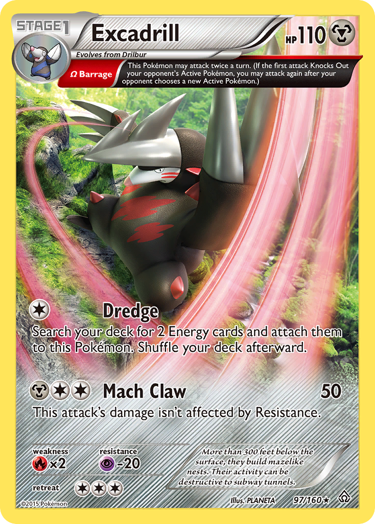 Excadrill (97/160) [XY: Primal Clash] | Tabernacle Games