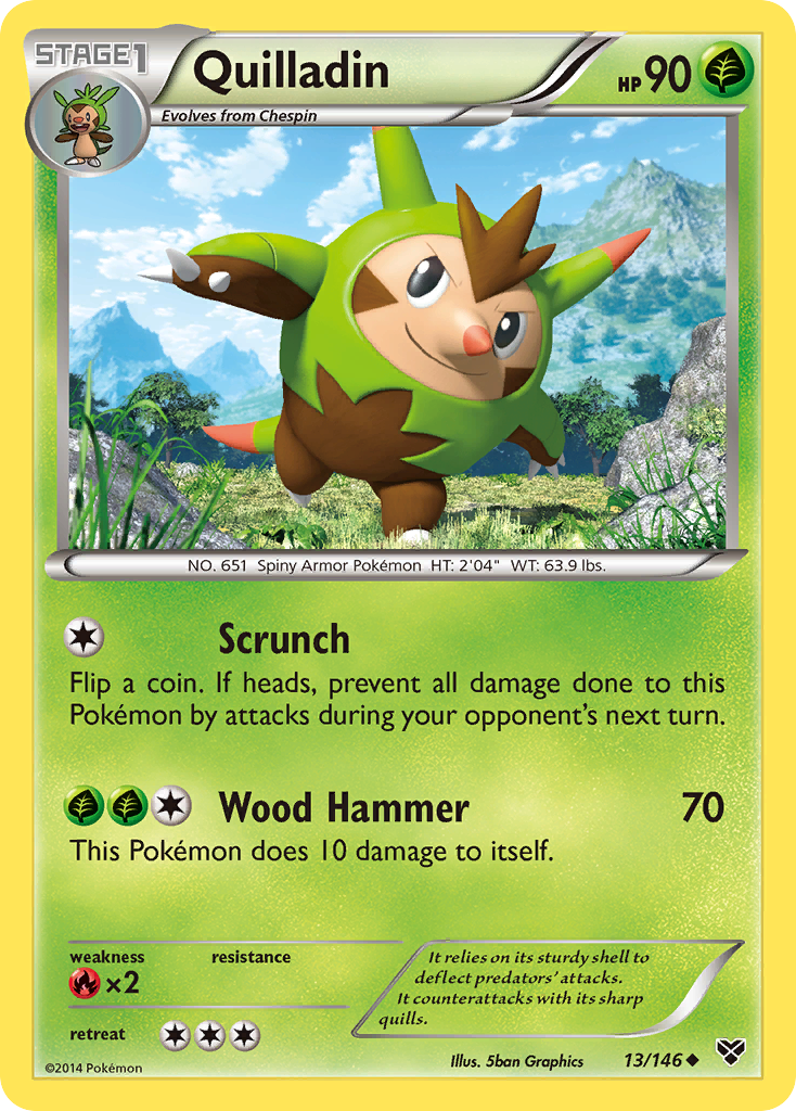 Quilladin (13/146) [XY: Base Set] | Tabernacle Games