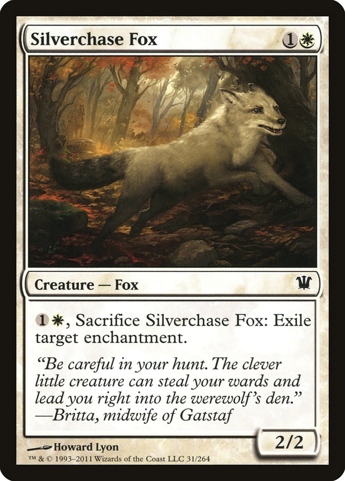 Silverchase Fox [Innistrad] | Tabernacle Games