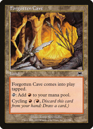 Forgotten Cave [Onslaught] | Tabernacle Games