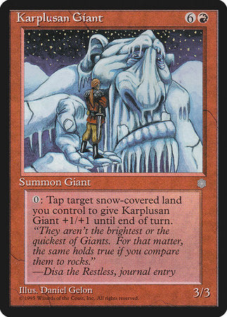 Karplusan Giant [Ice Age] | Tabernacle Games