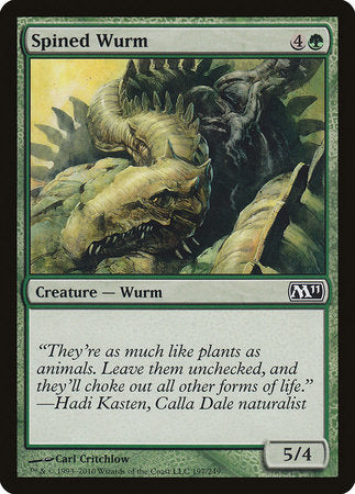 Spined Wurm [Magic 2011] | Tabernacle Games