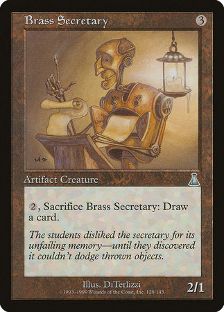 Brass Secretary [Urza's Destiny] | Tabernacle Games