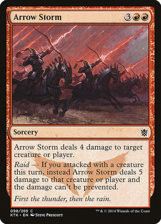 Arrow Storm [Khans of Tarkir] | Tabernacle Games