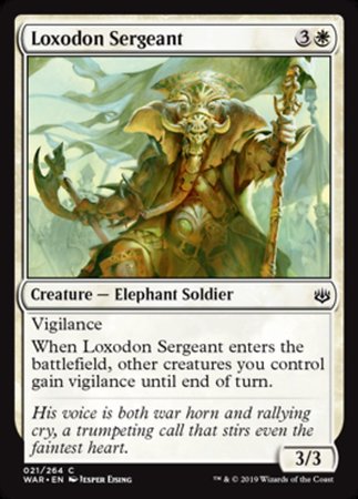 Loxodon Sergeant [War of the Spark] | Tabernacle Games