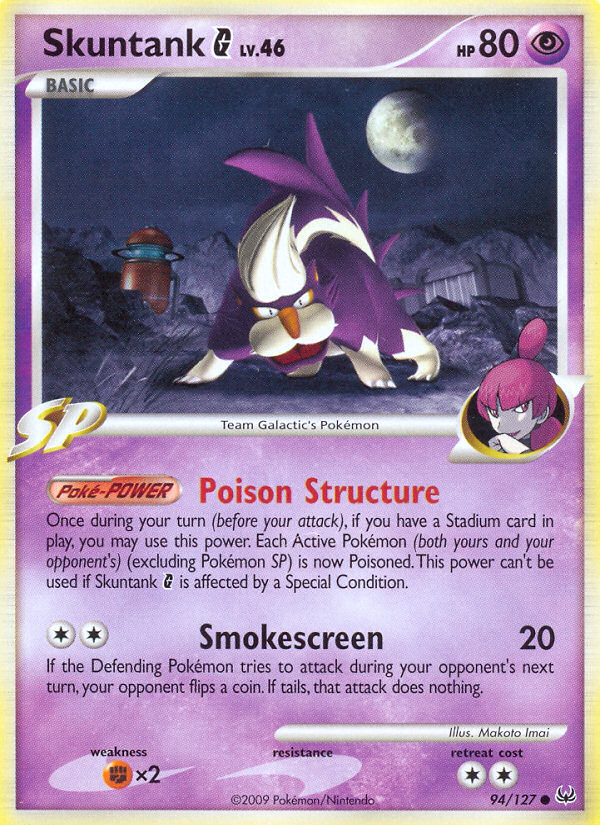 Skuntank G (94/127) [Platinum: Base Set] | Tabernacle Games