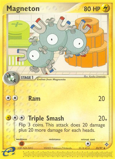 Magneton (35/97) [EX: Dragon] | Tabernacle Games