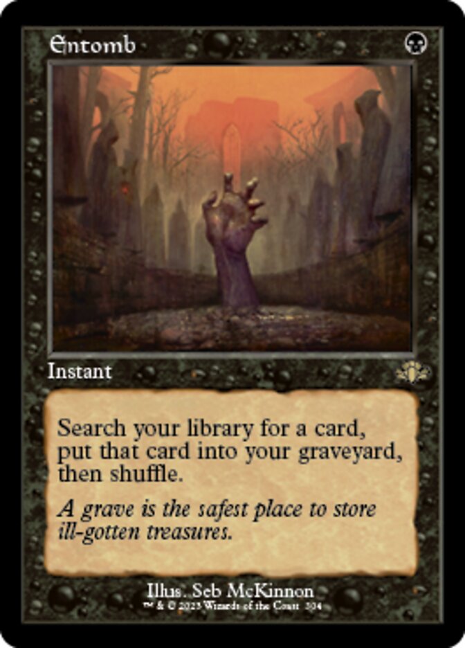 Entomb (Retro) [Dominaria Remastered] | Tabernacle Games