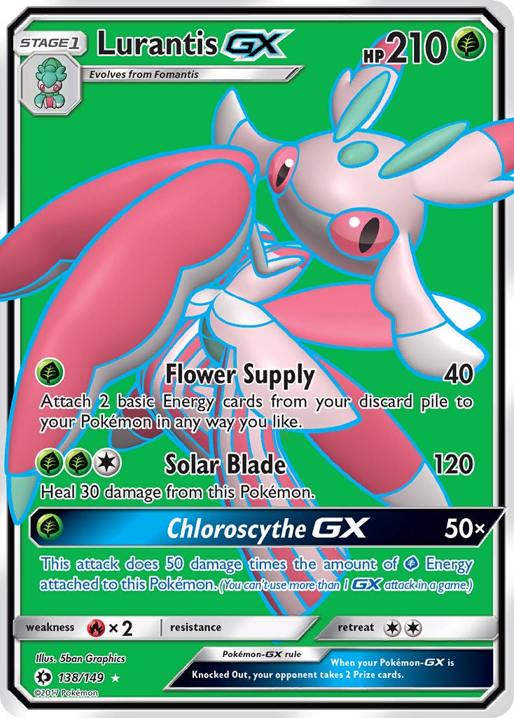 Lurantis GX (138/149) [Sun & Moon: Base Set] | Tabernacle Games