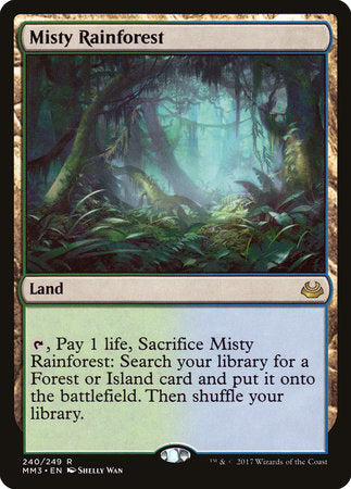 Misty Rainforest [Modern Masters 2017] | Tabernacle Games