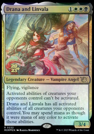 Drana and Linvala [March of the Machine Prerelease Promos] | Tabernacle Games