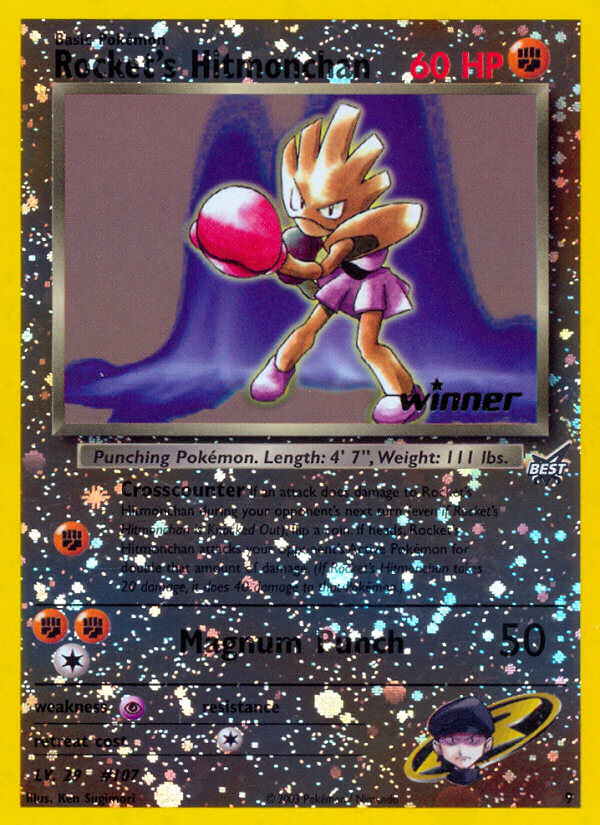 Rocket's Hitmonchan (9) [Best of Promos] | Tabernacle Games