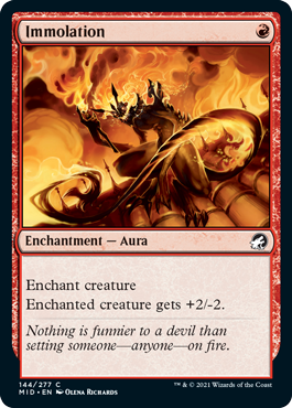 Immolation [Innistrad: Midnight Hunt] | Tabernacle Games