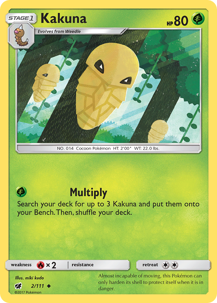 Kakuna (2/111) [Sun & Moon: Crimson Invasion] | Tabernacle Games