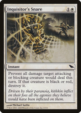 Inquisitor's Snare [Shadowmoor] | Tabernacle Games