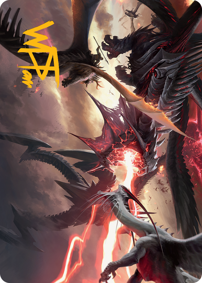 Invasion of Tarkir Art Card (Gold-Stamped Signature) [March of the Machine Art Series] | Tabernacle Games