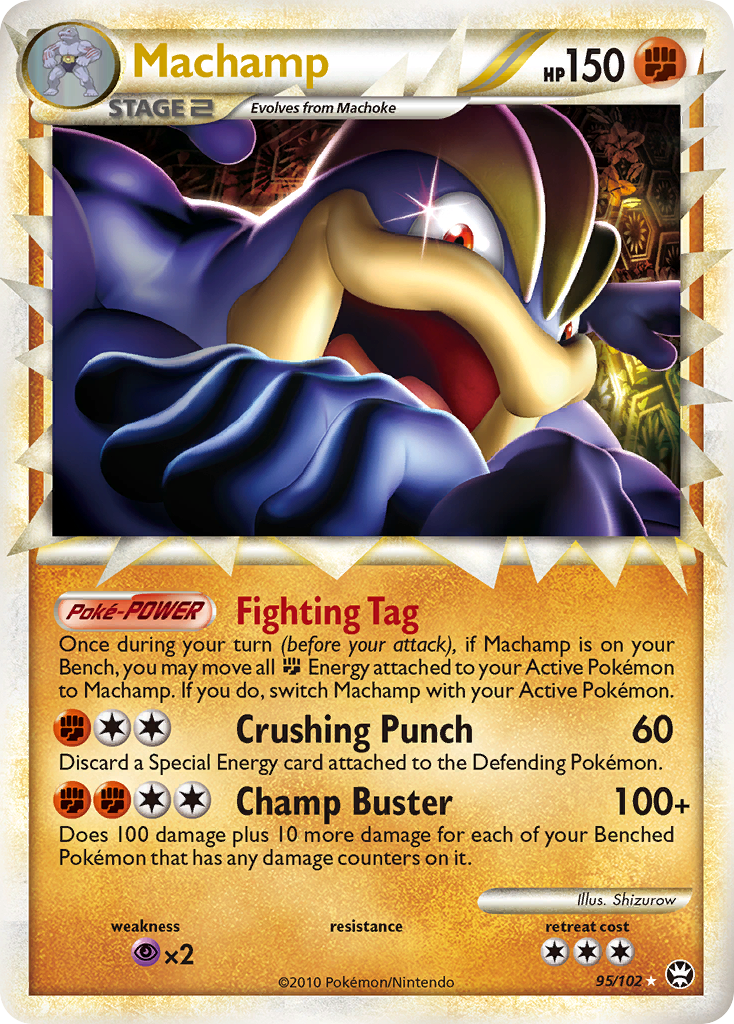 Machamp (95/102) [HeartGold & SoulSilver: Triumphant] | Tabernacle Games