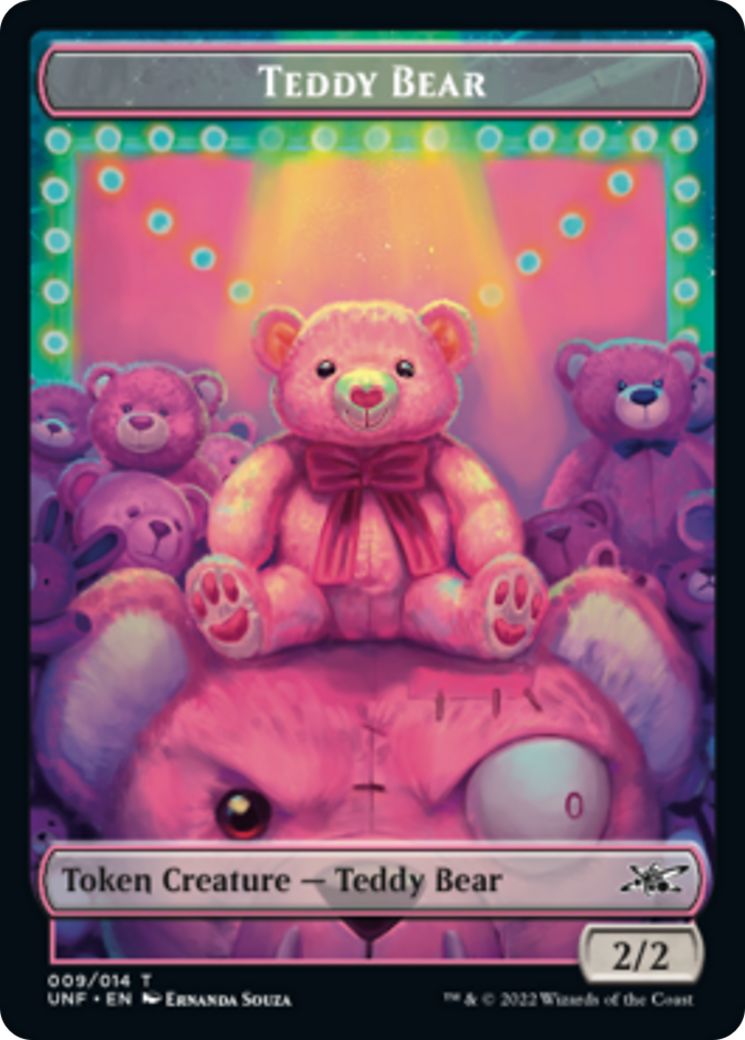 Teddy Bear // Balloon Double-sided Token [Unfinity Tokens] | Tabernacle Games