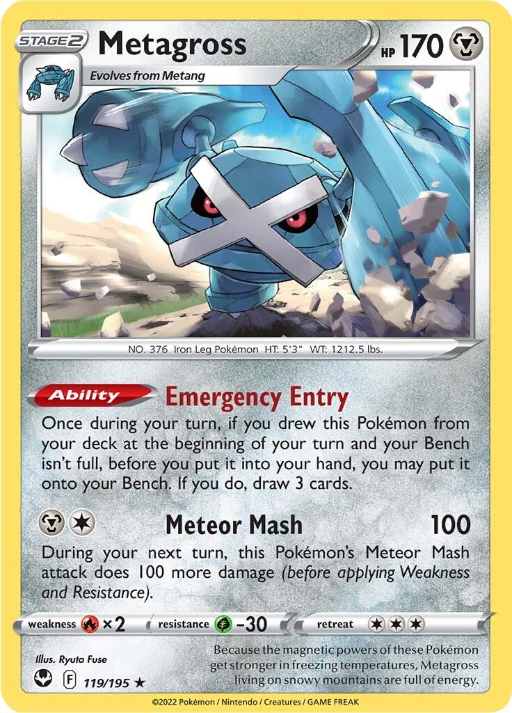Metagross (119/195) [Sword & Shield: Silver Tempest] | Tabernacle Games