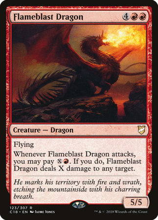 Flameblast Dragon [Commander 2018] | Tabernacle Games
