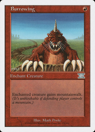 Burrowing [Classic Sixth Edition] | Tabernacle Games