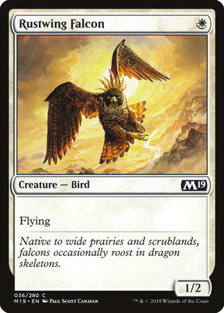 Rustwing Falcon [Core Set 2019] | Tabernacle Games