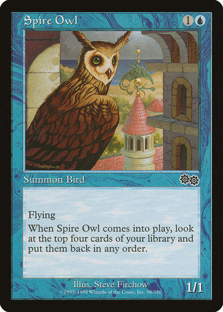 Spire Owl [Urza's Saga] | Tabernacle Games