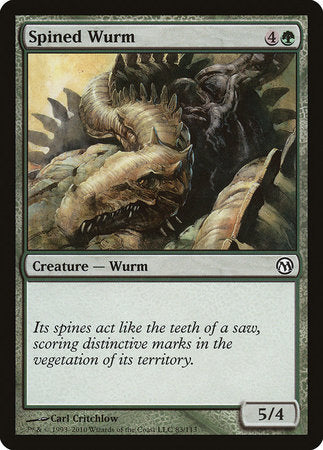 Spined Wurm [Duels of the Planeswalkers] | Tabernacle Games