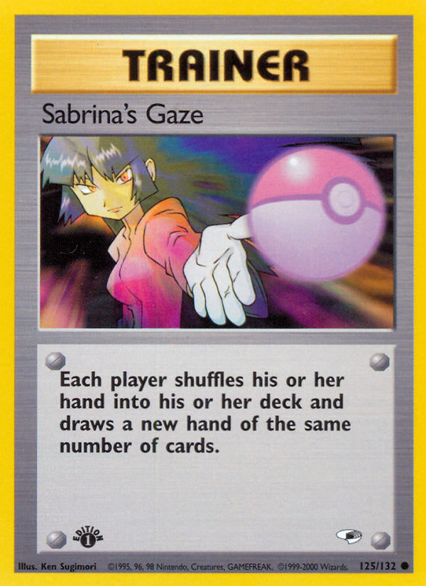 Sabrina's Gaze (125/132) [Gym Heroes 1st Edition] | Tabernacle Games