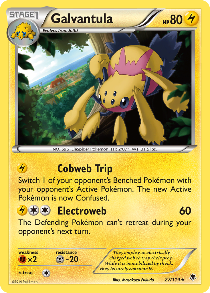 Galvantula (27/119) [XY: Phantom Forces] | Tabernacle Games