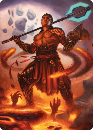 Koth, Fire of Resistance Art Card [Phyrexia: All Will Be One Art Series] | Tabernacle Games