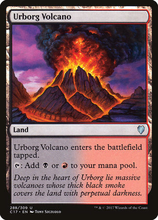 Urborg Volcano [Commander 2017] | Tabernacle Games