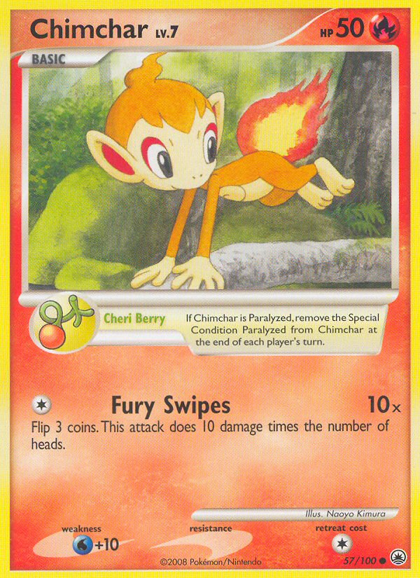 Chimchar (57/100) [Diamond & Pearl: Majestic Dawn] | Tabernacle Games