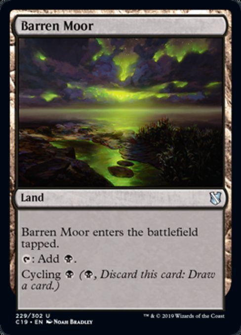 Barren Moor [Commander 2019] | Tabernacle Games