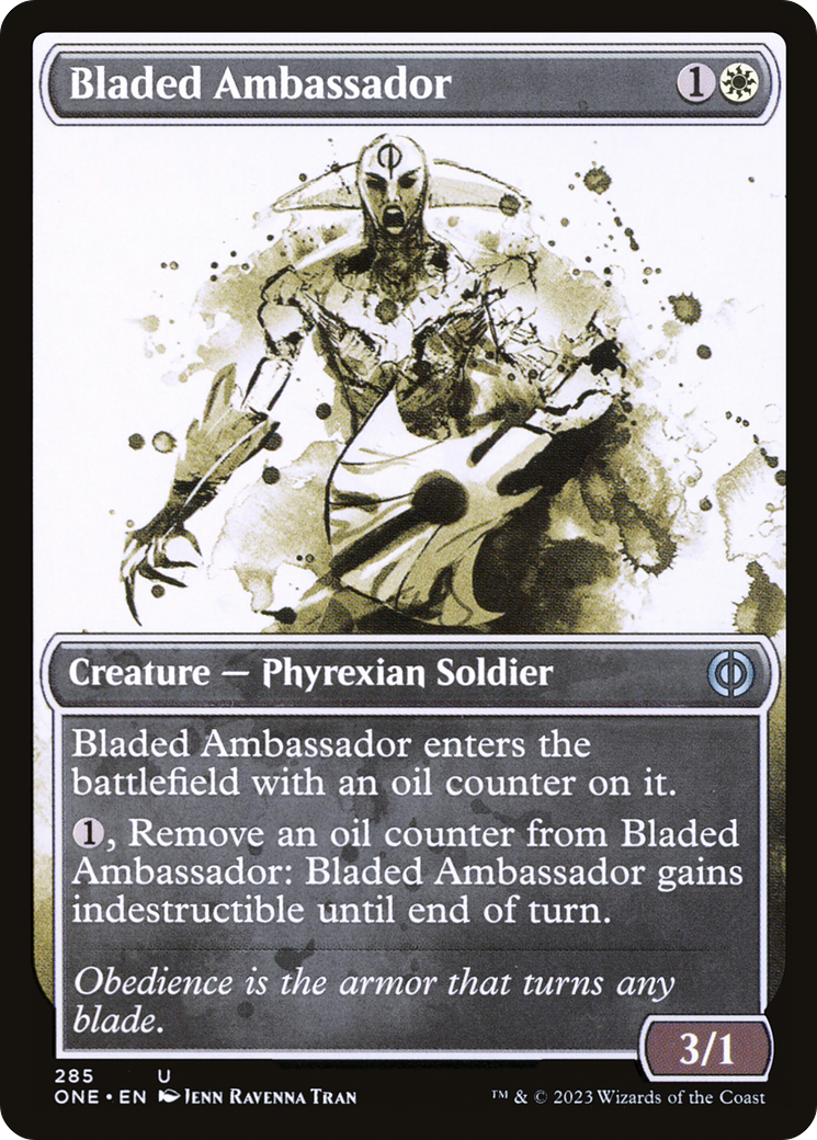 Bladed Ambassador (Showcase Ichor) [Phyrexia: All Will Be One] | Tabernacle Games