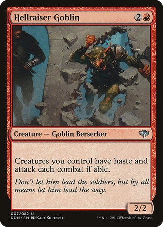 Hellraiser Goblin [Duel Decks: Speed vs. Cunning] | Tabernacle Games