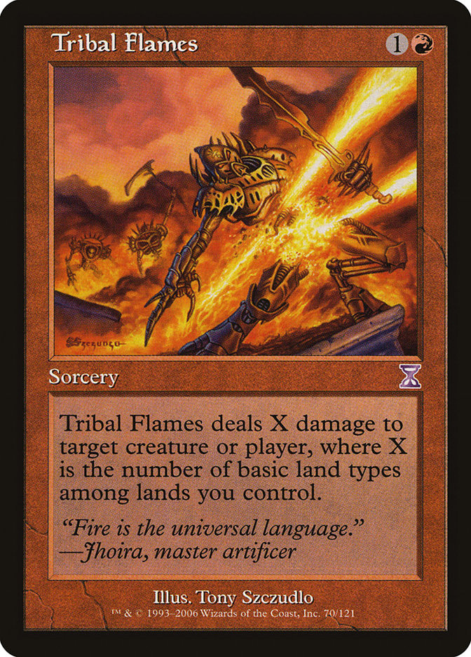 Tribal Flames [Time Spiral Timeshifted] | Tabernacle Games