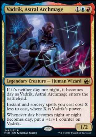 Vadrik, Astral Archmage (Promo Pack) [Innistrad: Midnight Hunt Promos] | Tabernacle Games