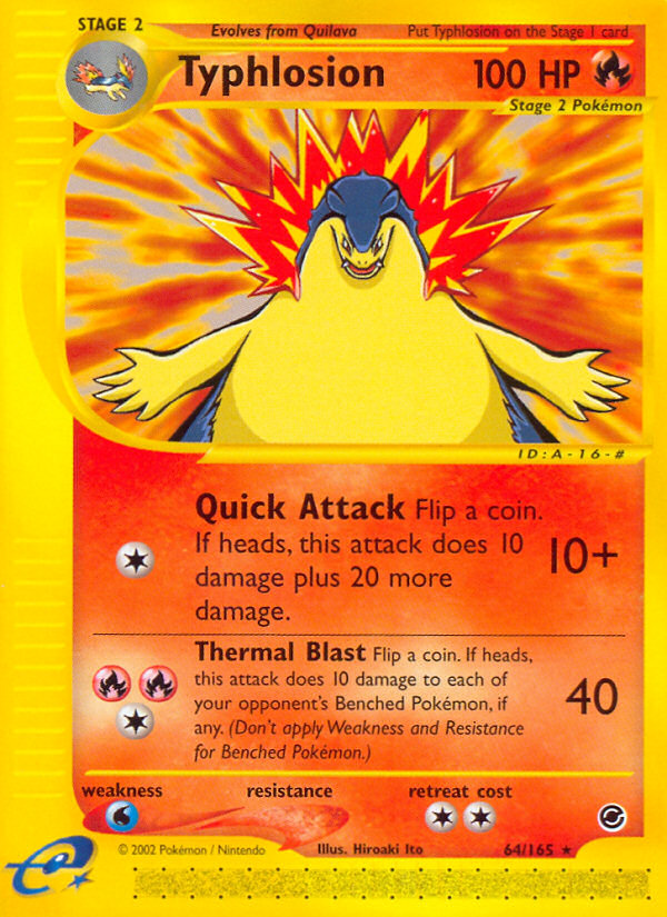 Typhlosion (64/165) [Expedition: Base Set] | Tabernacle Games
